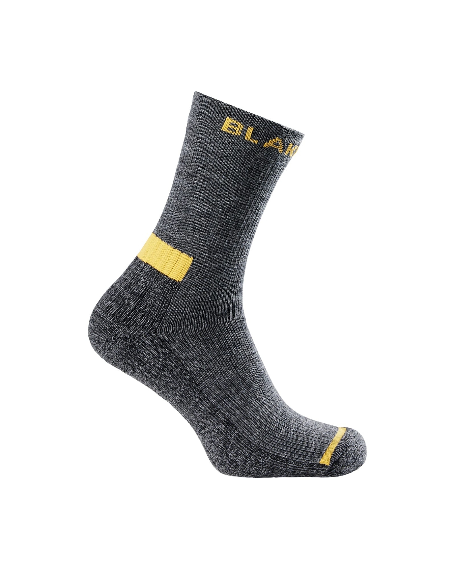 Blåkläder ullsokk 22001, sort/grå, størrelse 43-45