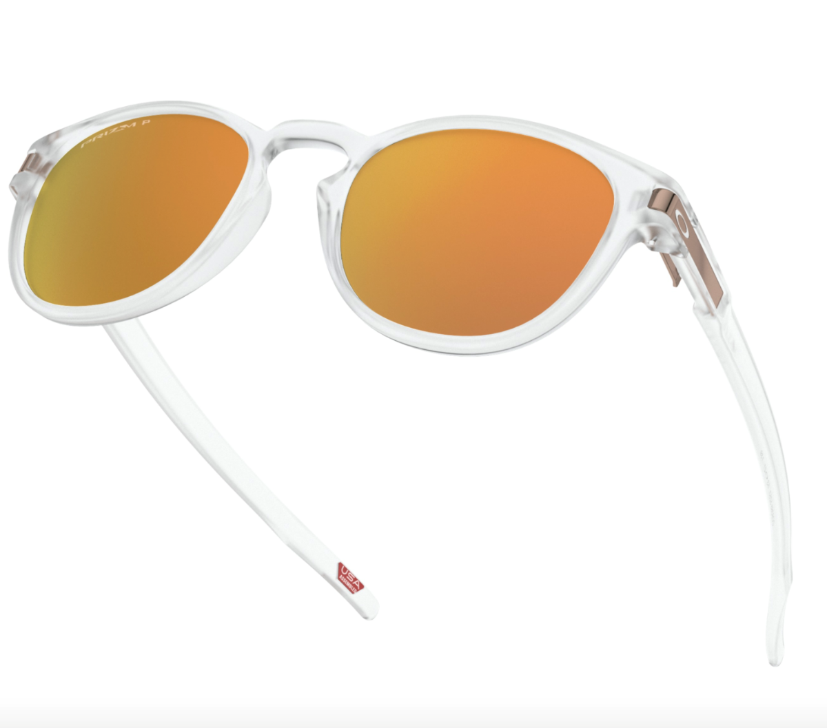 Bilde av  Oakley Latch, Matte Clear, Prizm Rose Gold Polarized 9265-5253