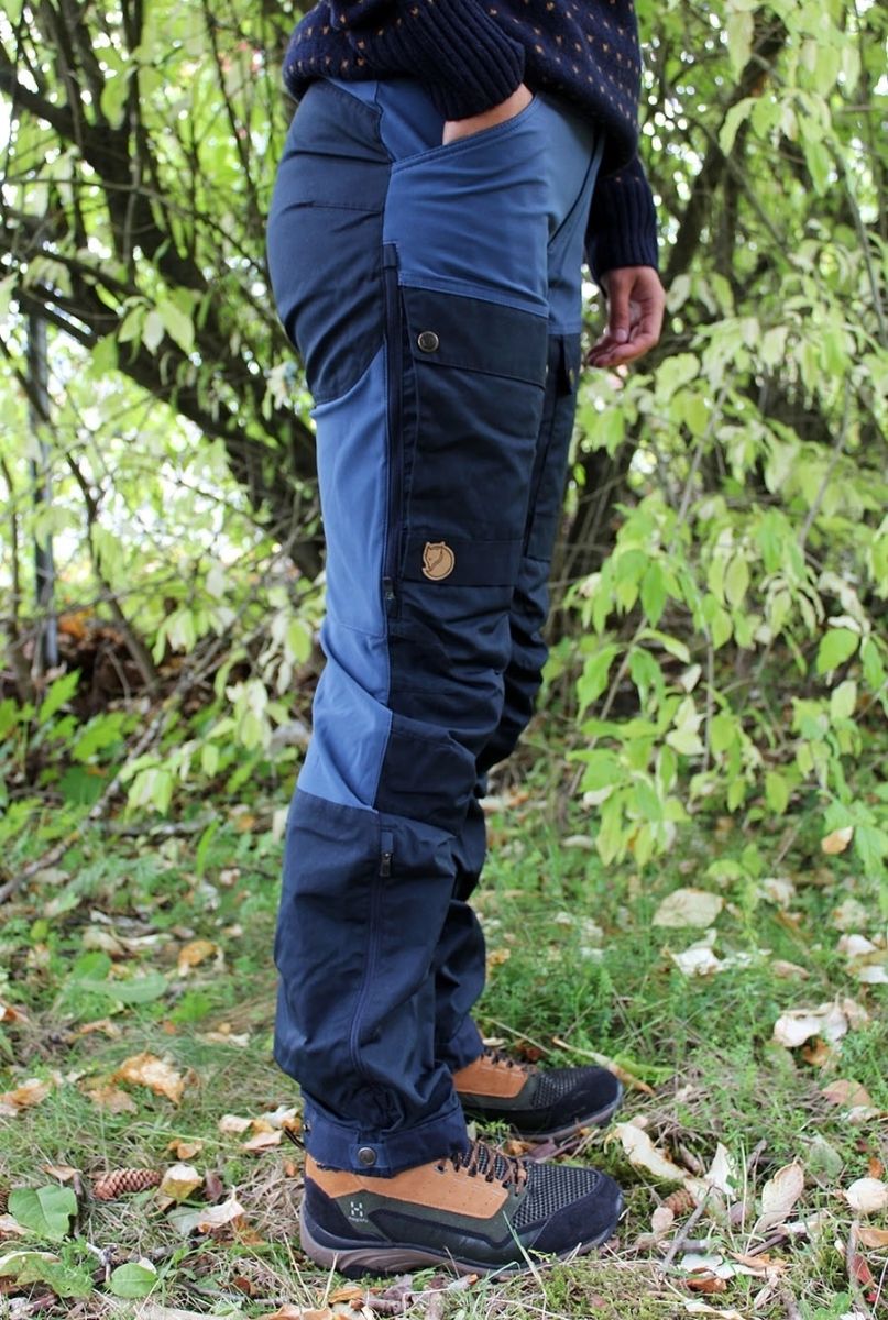 Bilde av Fjällräven  Keb Trousers Curved W Reg 555-520 Dark Navy-Uncle Blue
