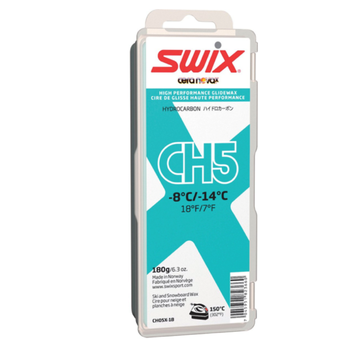 Bilde av Swix  CH5X Turquoise, -8 °C/-14°C, 60g