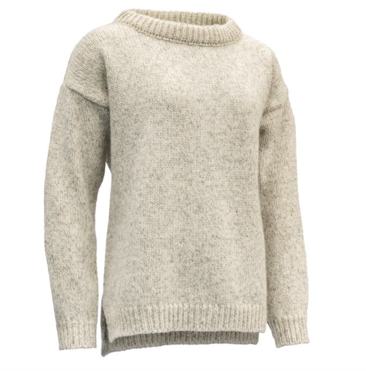 Bilde av Devold  NANSEN WOMANS SPLIT SEAM SWEATERS 770A Grey Melange