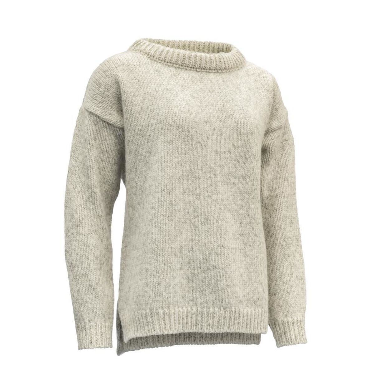 Bilde av Devold  NANSEN WOMANS SPLIT SEAM SWEATERS 770A Grey Melange