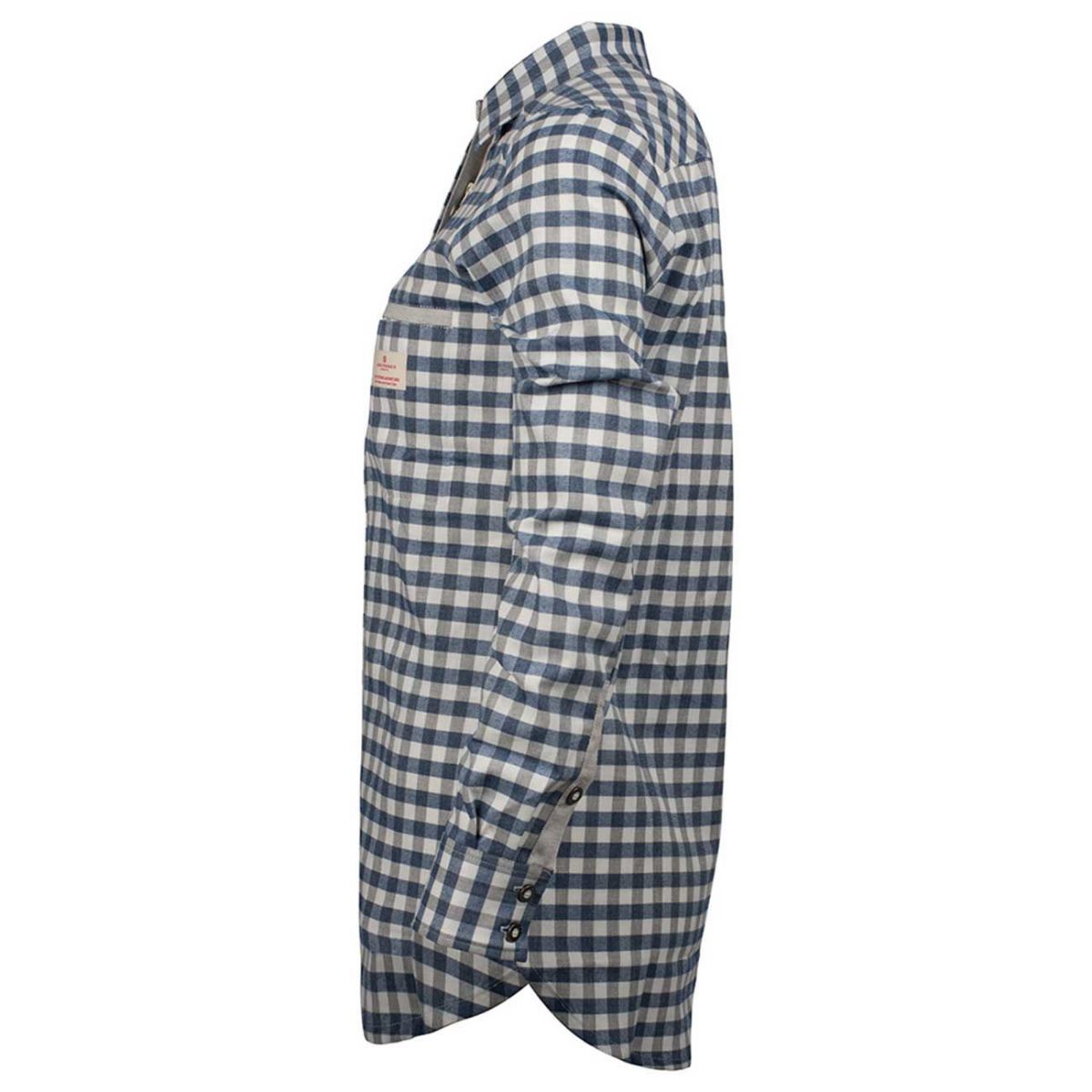 Bilde av Amundsen Vagabond Shirt Womens WSH52.1.540, Small Checkered Blue