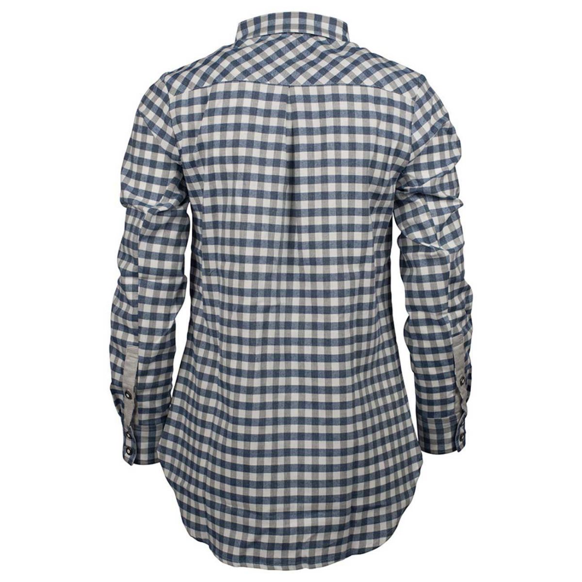 Bilde av Amundsen Vagabond Shirt Womens WSH52.1.540, Small Checkered Blue