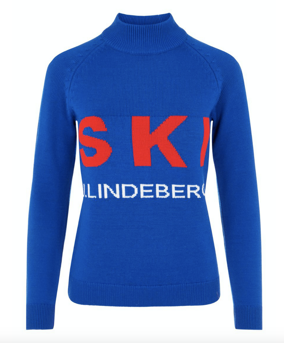 Bilde av J.Lindeberg Ada knitted ski sweather SWKW04462 O286 spectrum blue