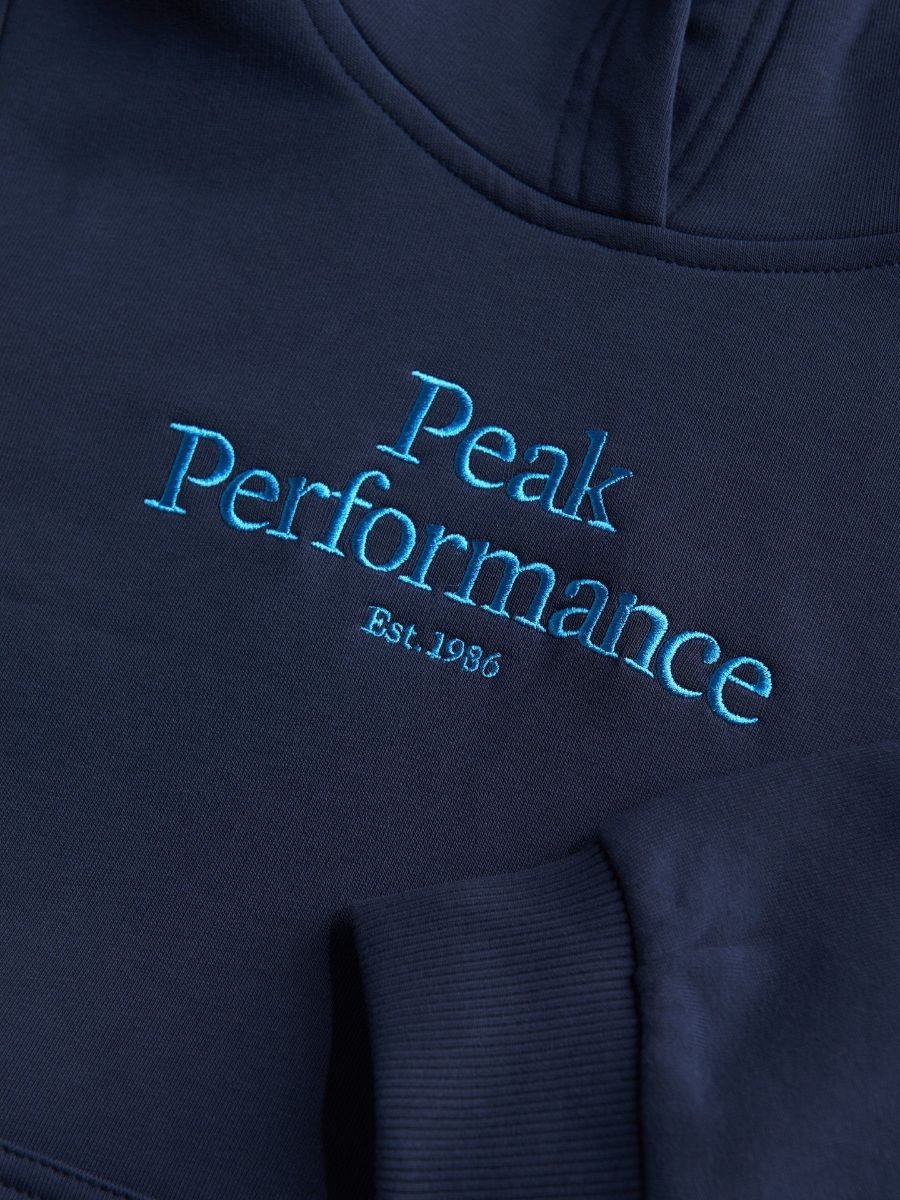 Bilde av Peak Performance  Jr Original Hood 0120 Blue Shadow (TURKIS LOGO)