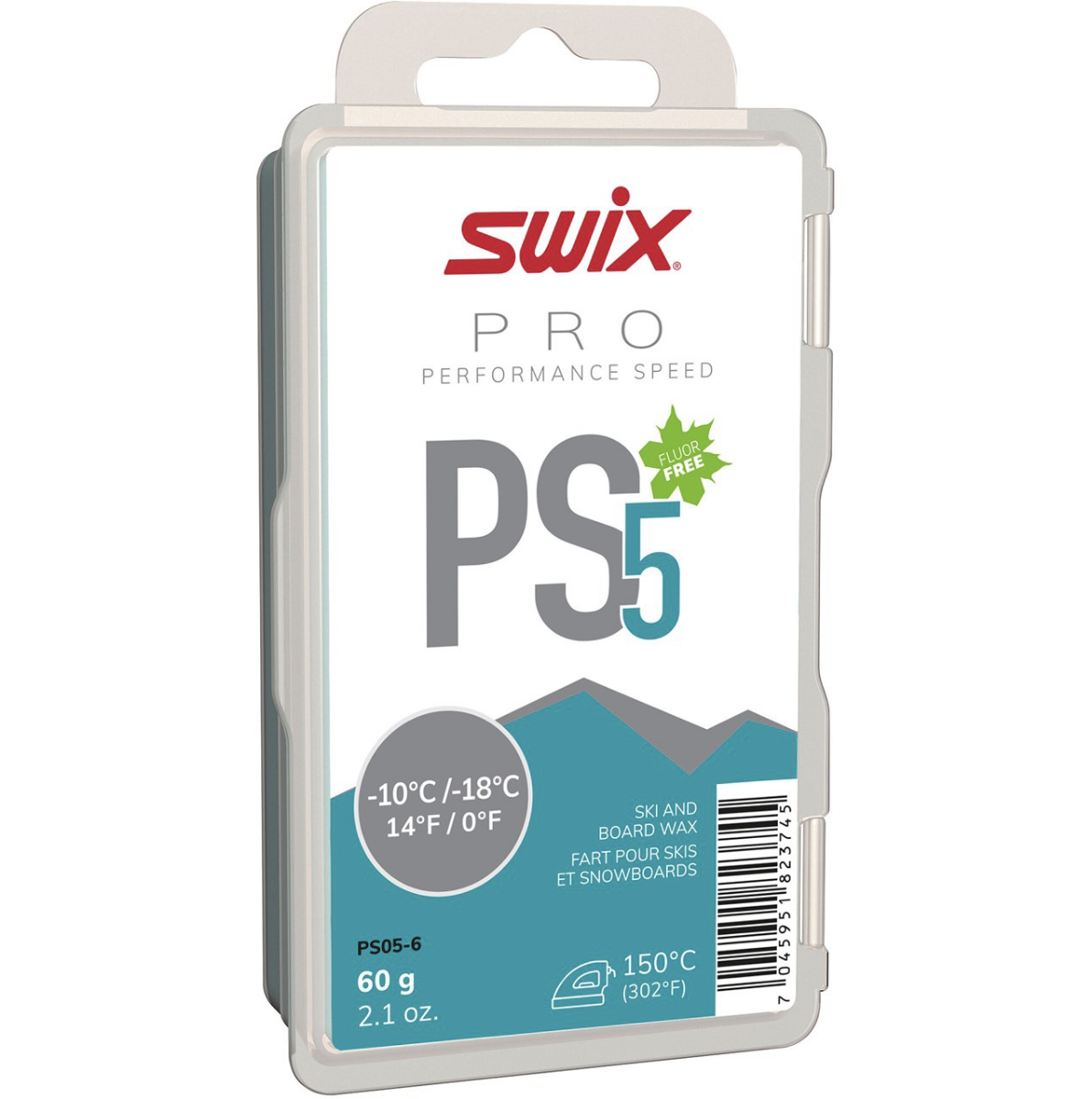 Bilde av Swix  PS5 Turquoise, -10°C/-18°C, 60g