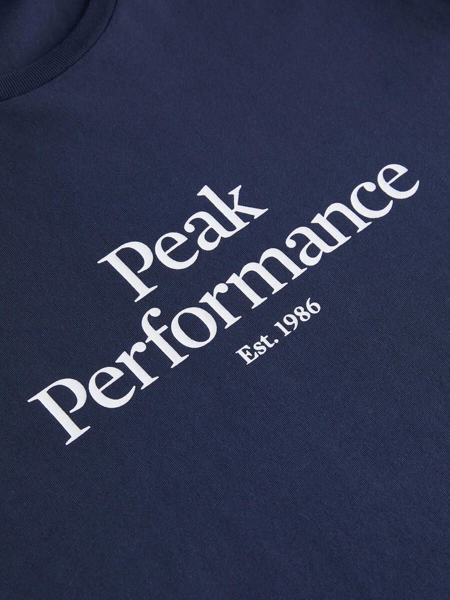 Bilde av Peak Performance  W Original Tee 242 Blue Shadow