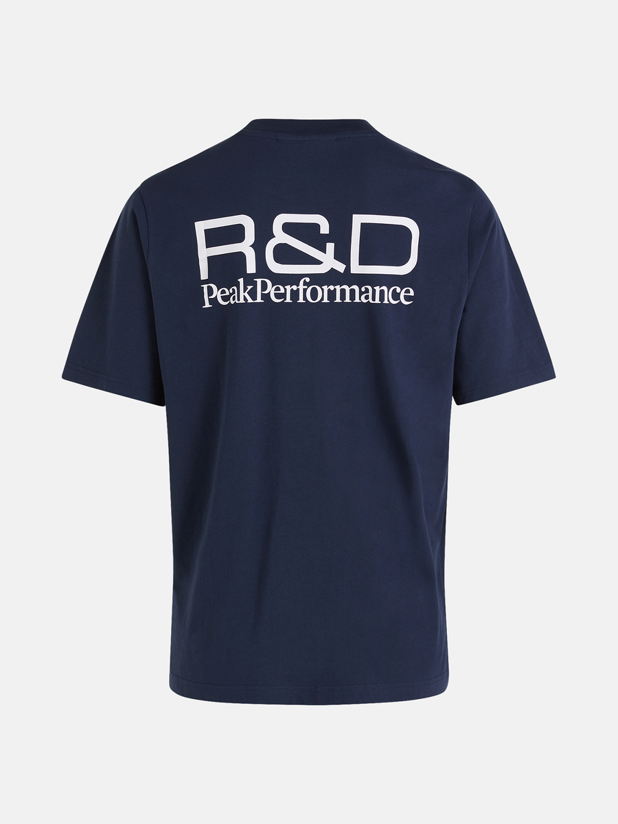 Bilde av Peak Performance  M R&D Print TShirt BLUE SHADOW