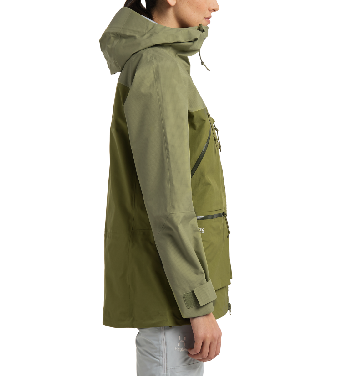 Bilde av Haglöfs  Vassi Gtx Pro Jacket Women 4W4 Olive Green/Thyme Green