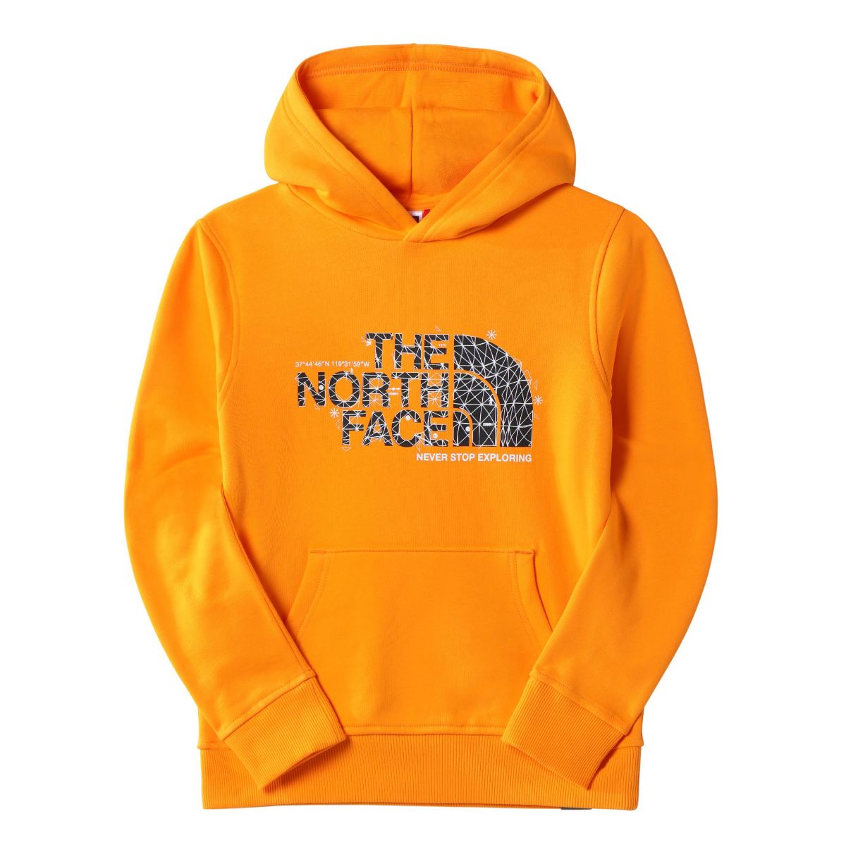 Bilde av The Northface jr hoodie orange NFOA7X5578M