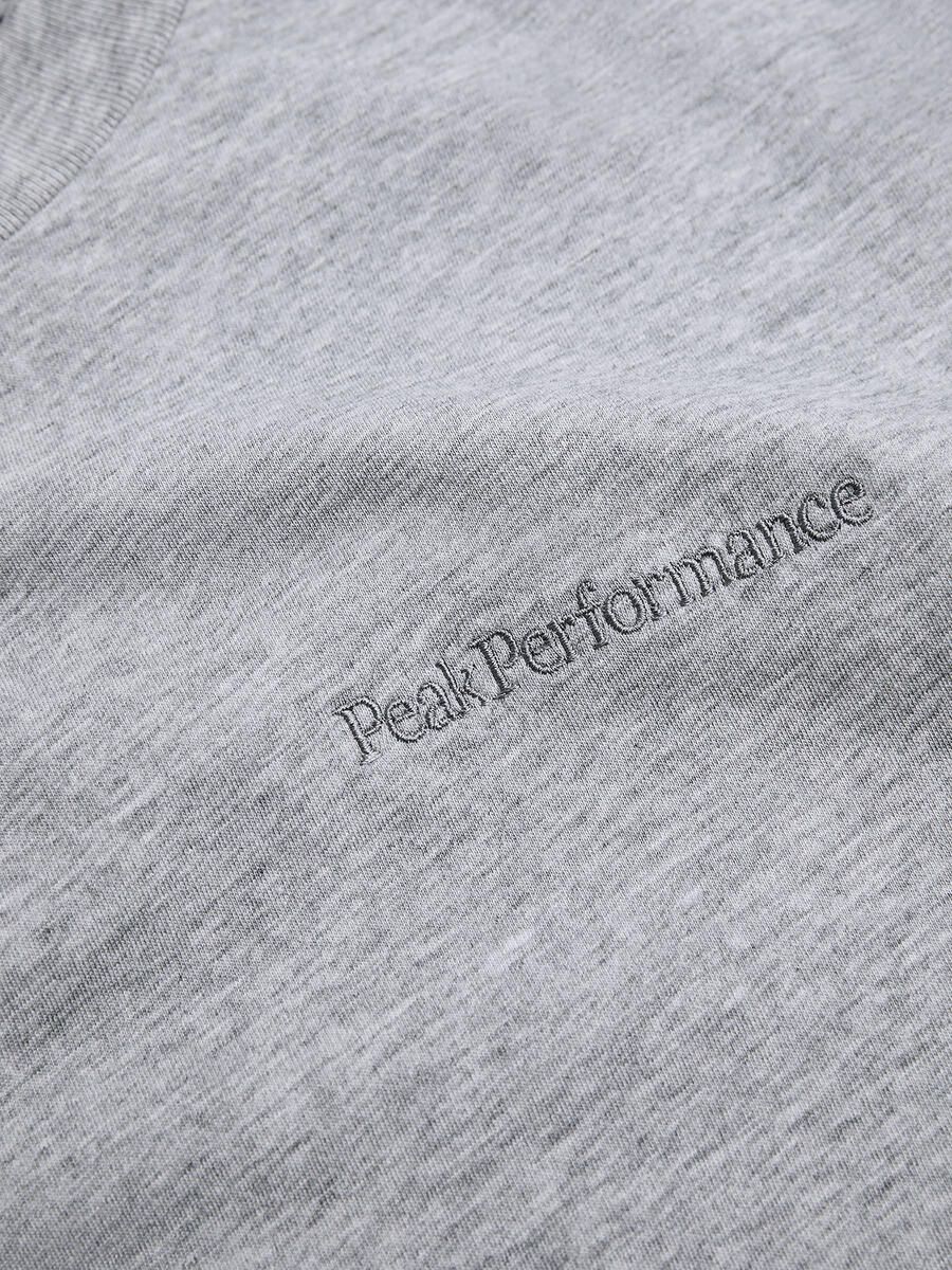Bilde av Peak Performance  M Original Small Logo Tee 010 Med Grey Melange