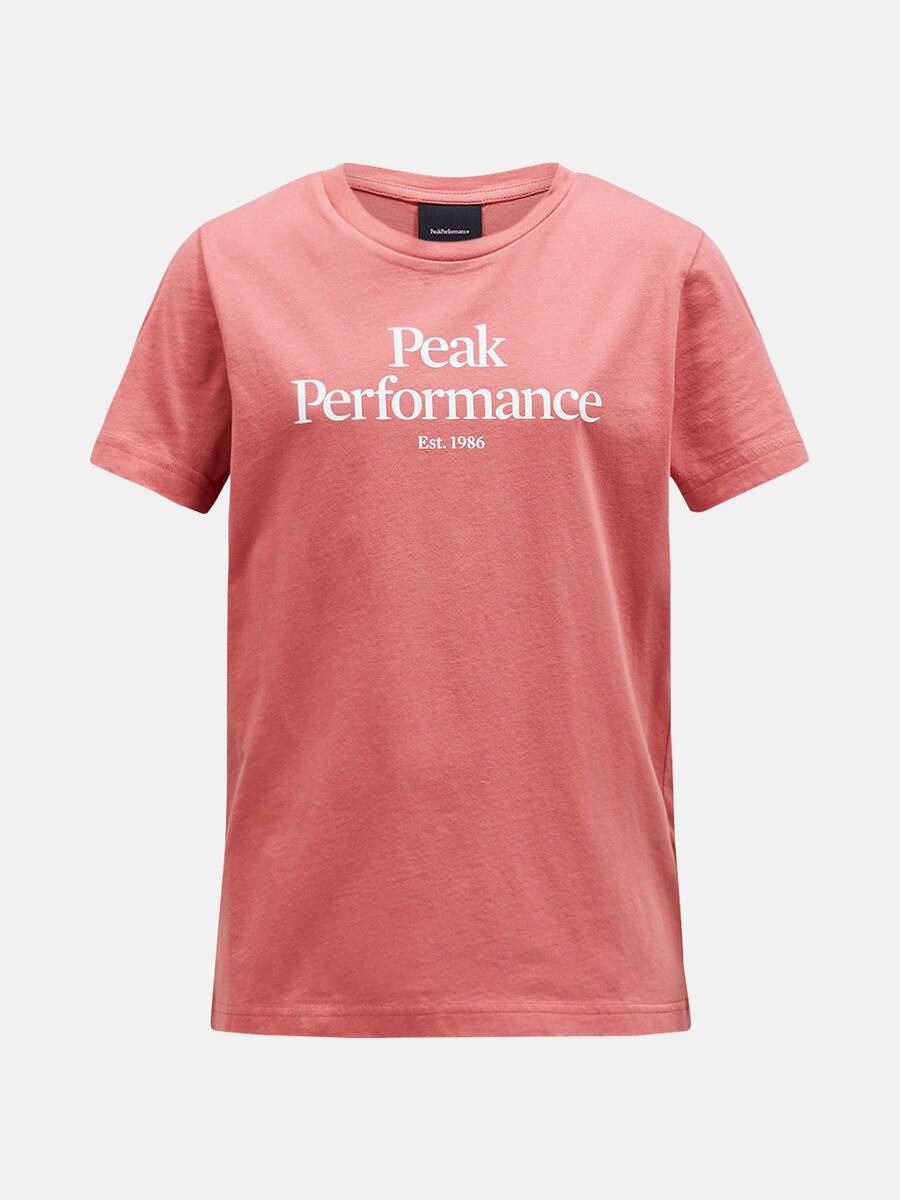 Bilde av Peak Performance  Jr Original Tee 060 Trek Pink-Softer Red