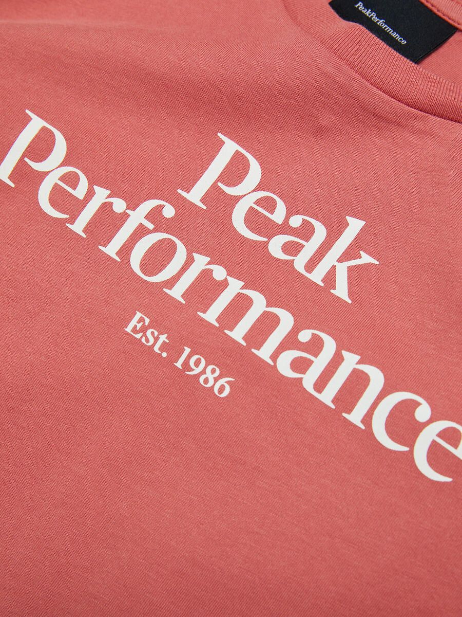Bilde av Peak Performance  Jr Original Tee 060 Trek Pink-Softer Red