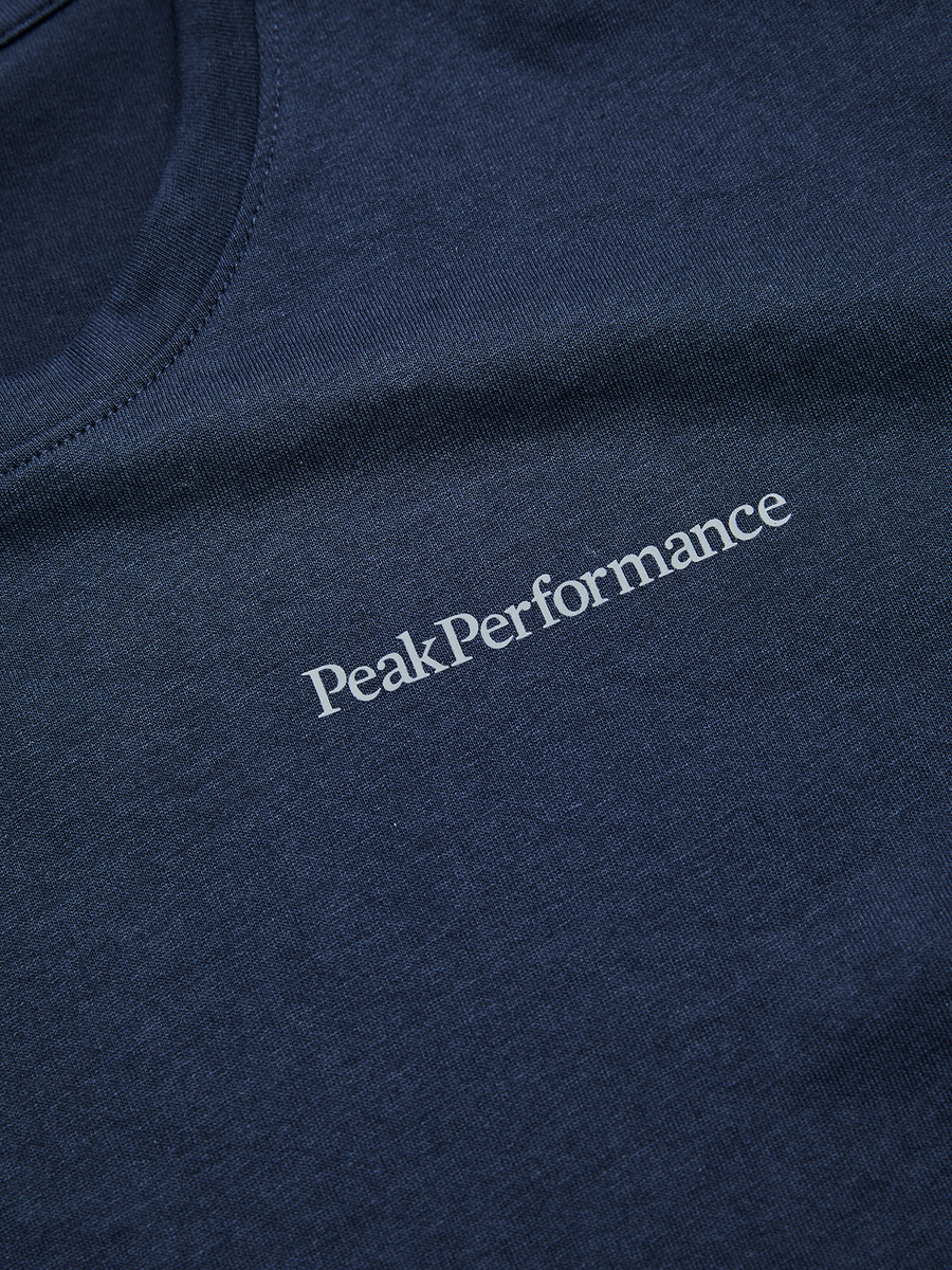 Bilde av Peak Performance  M Explore Logo Tee 010 Blue Shadow