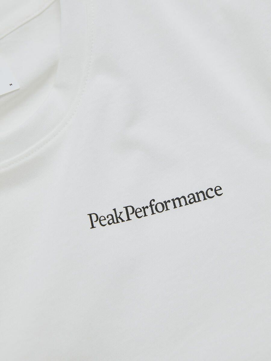 Bilde av Peak Performance  M Explore Logo Tee 020 Offwhite
