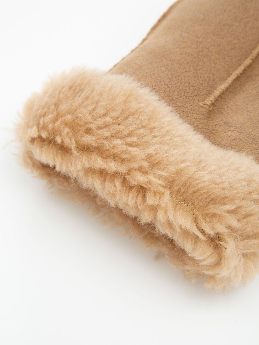 Bilde av WoolLand  Solveggen Mittens C00 Brown