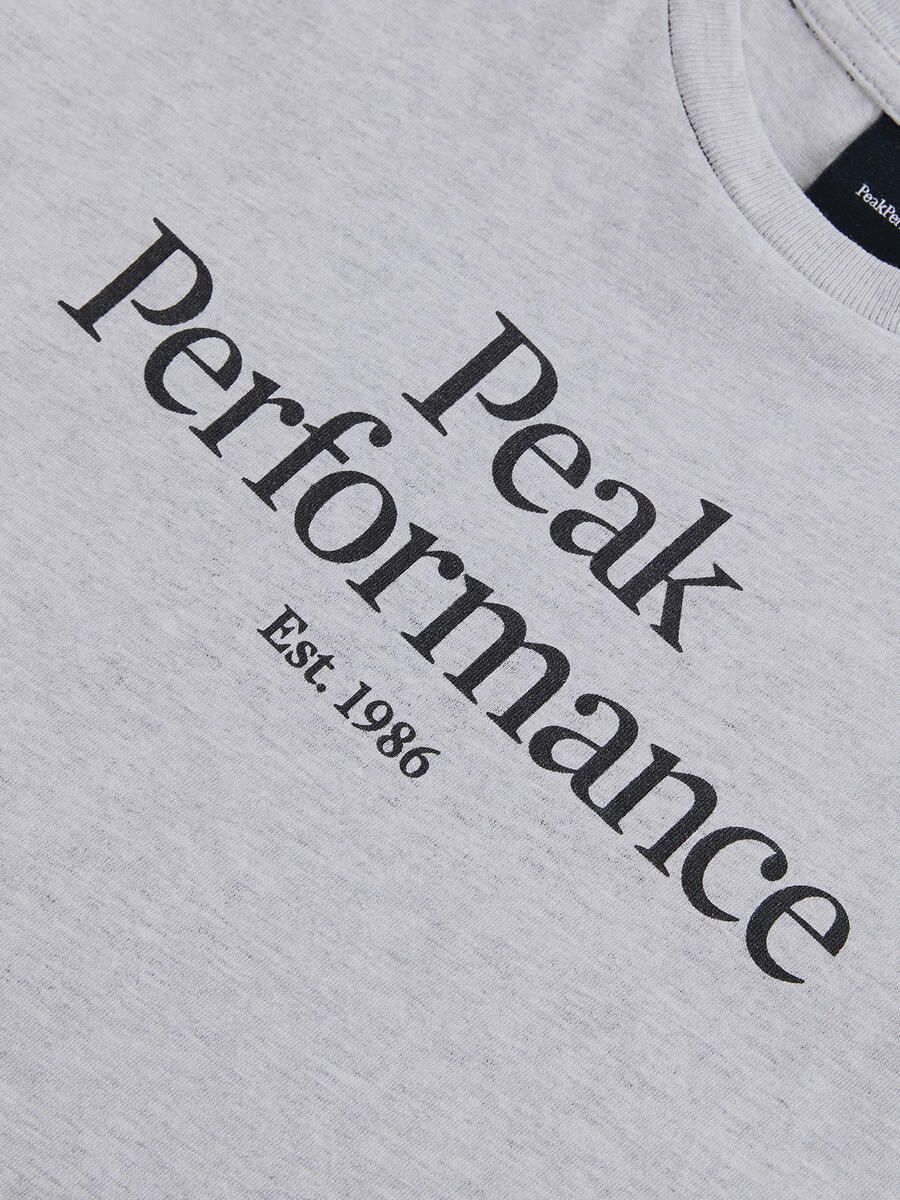 Bilde av Peak Performance Jr Original Tee med grey melange