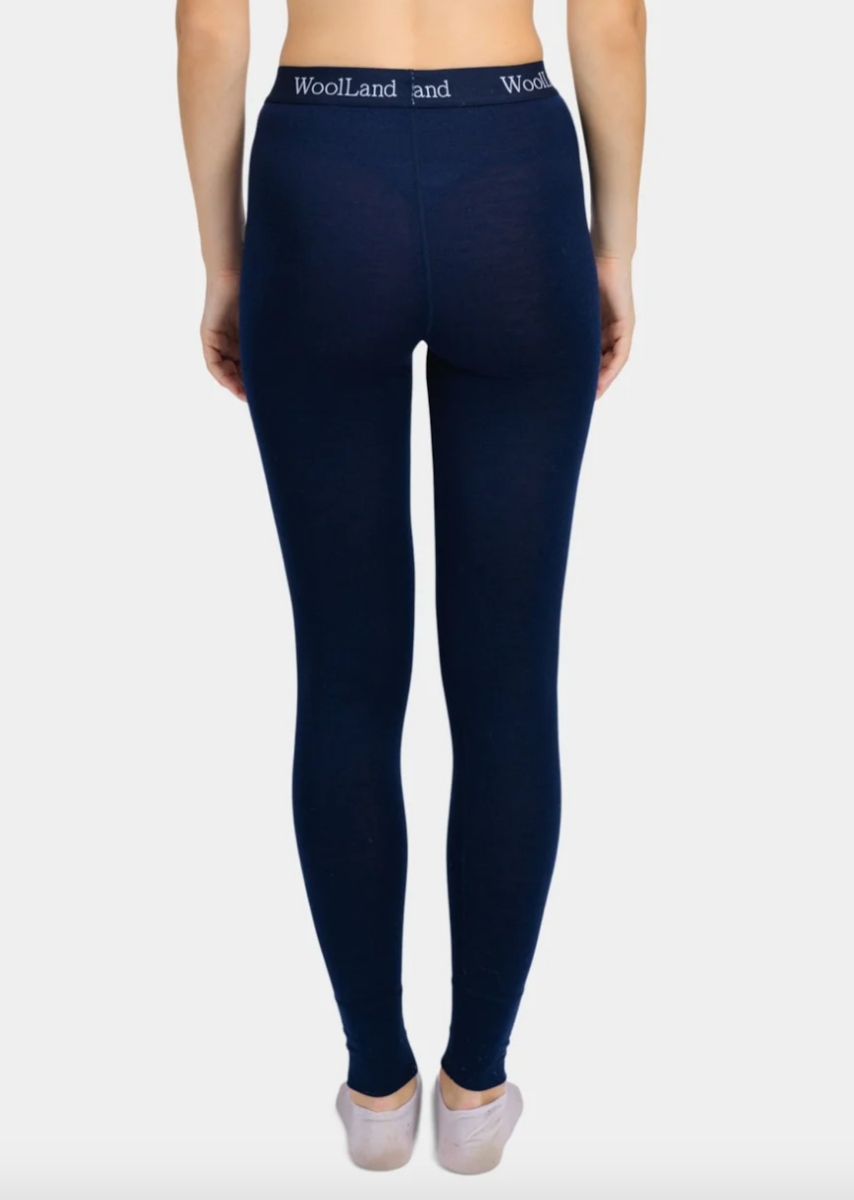 Bilde av WoolLand  Rena Baselayer tights B00 Blue Ink