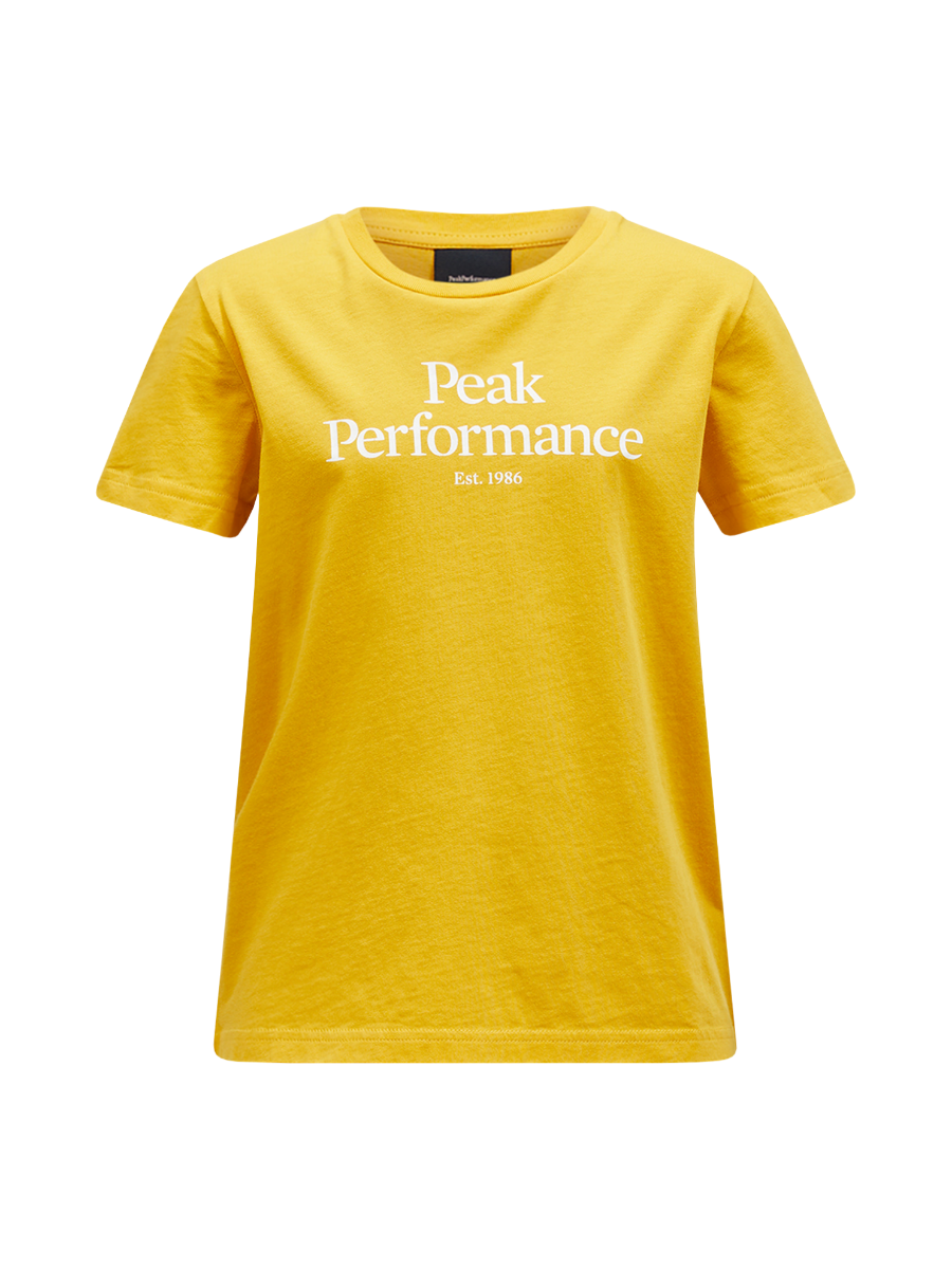 Bilde av Peak Performance Jr Original Tee Pure Gol