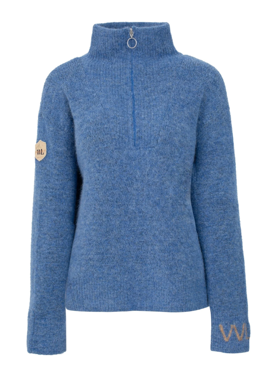 Bilde av WoolLand  Loen Knitted Sweater Woman B35 Blue Wave