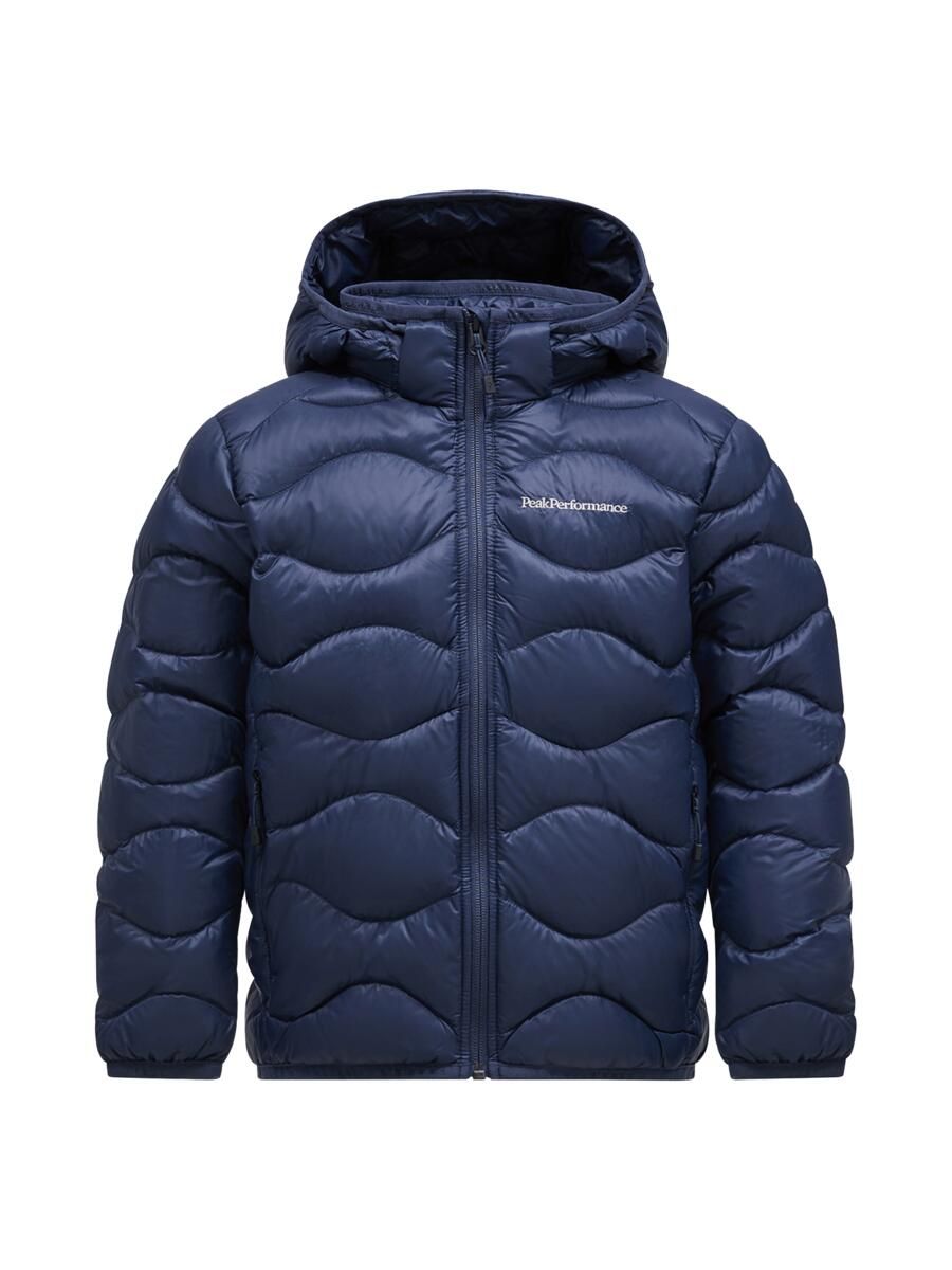 Bilde av Peak Performance Jr Helium Down Hood Jacket blue shadow