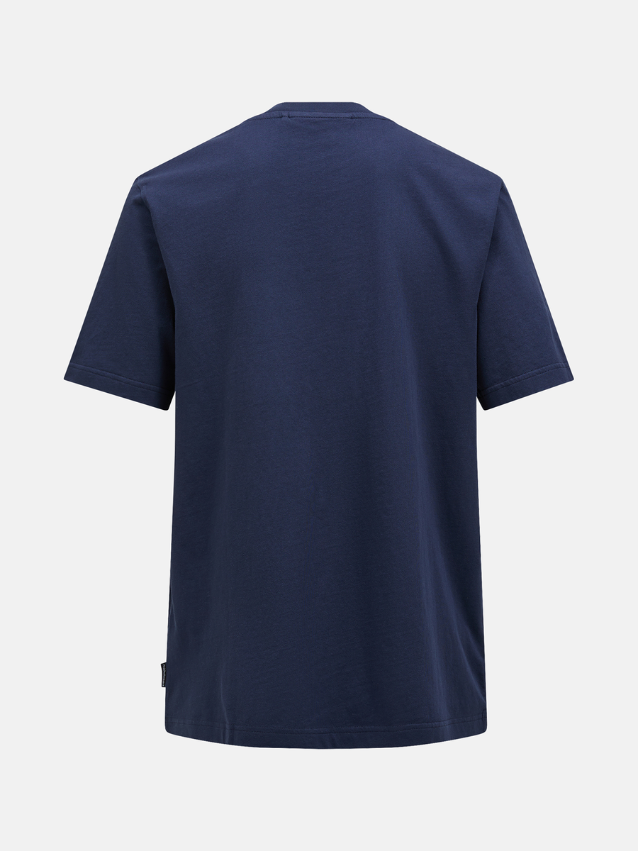 Bilde av Peak Performance  M Original Graphic Tee Blue Shadow