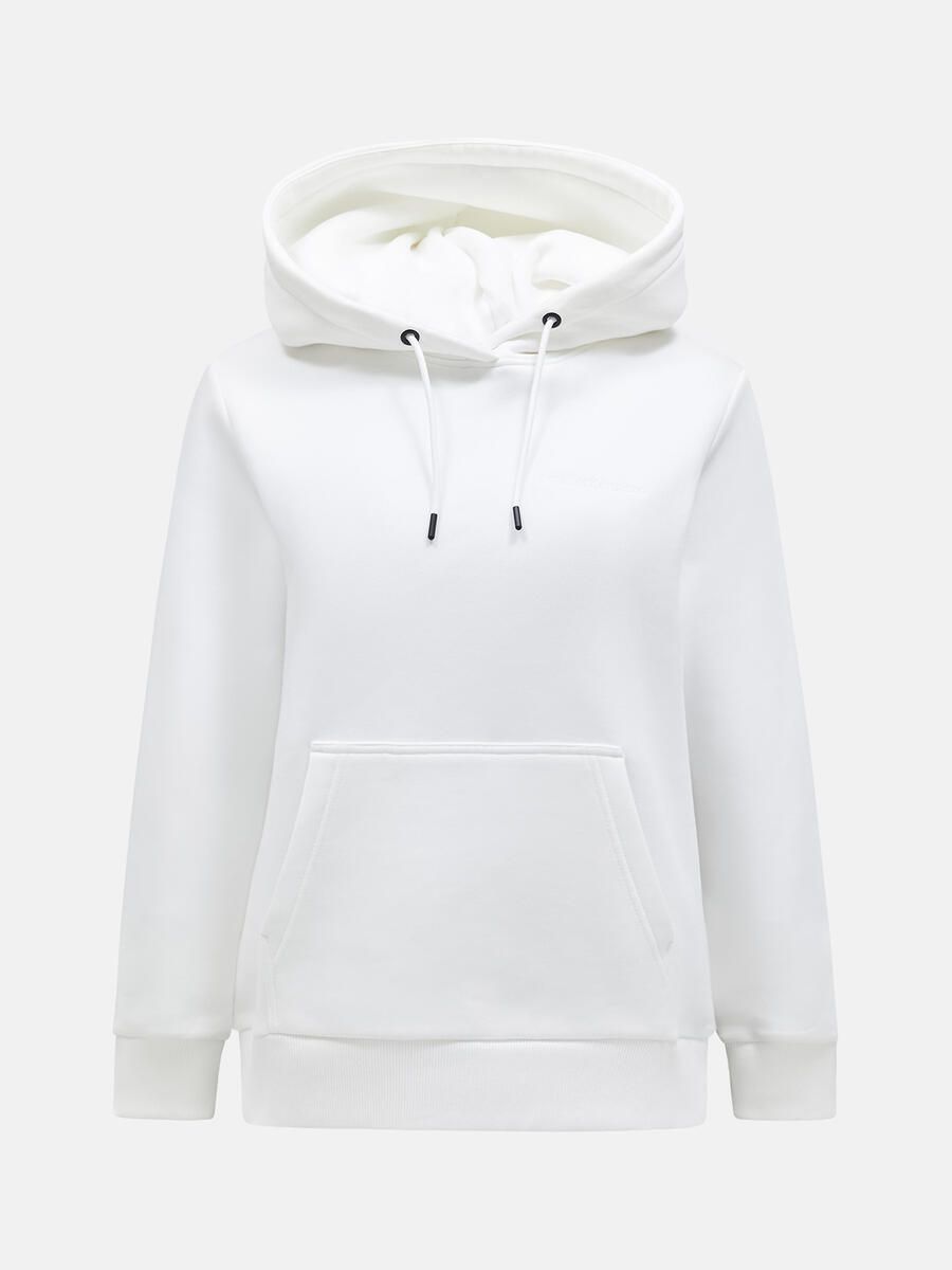 Bilde av Peak Performance  W Original Small Logo Hood Offwhite