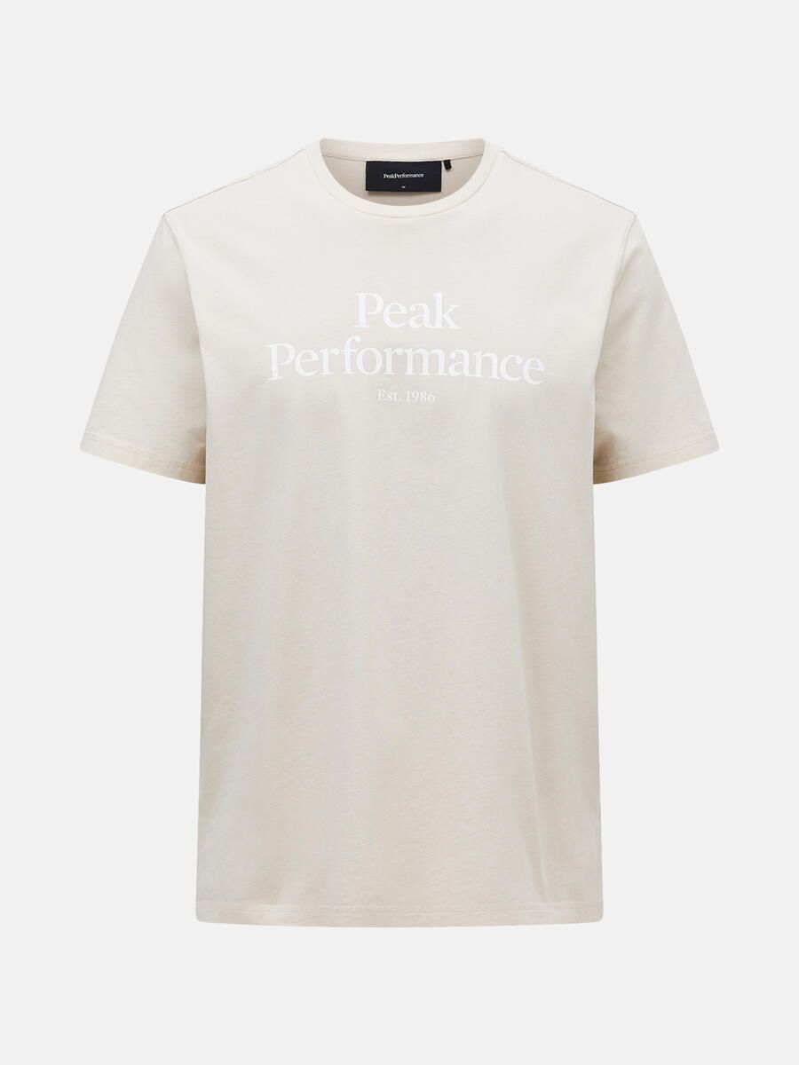 Bilde av Peak Performance  M Original Tee Sand Fog