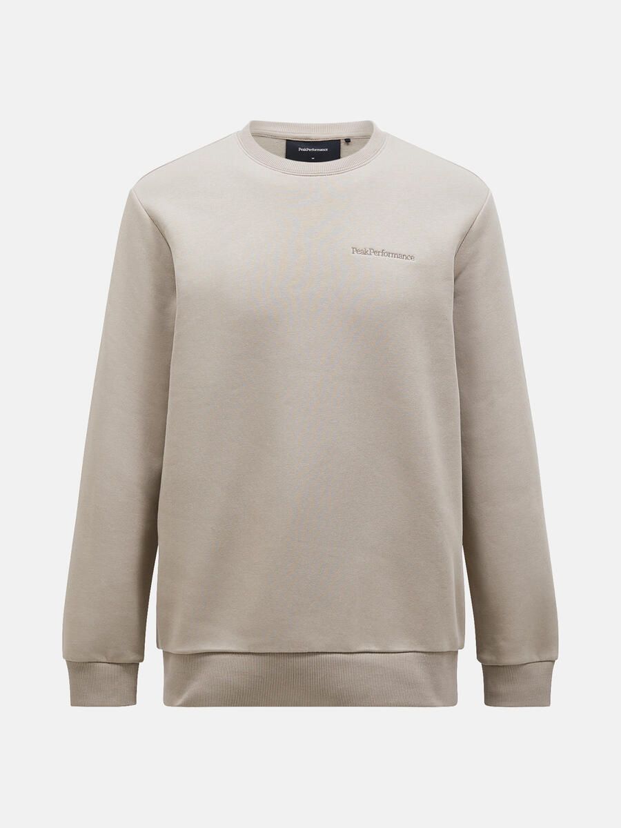 Bilde av Peak Performance  M Original Small Logo Crew Avid Beige