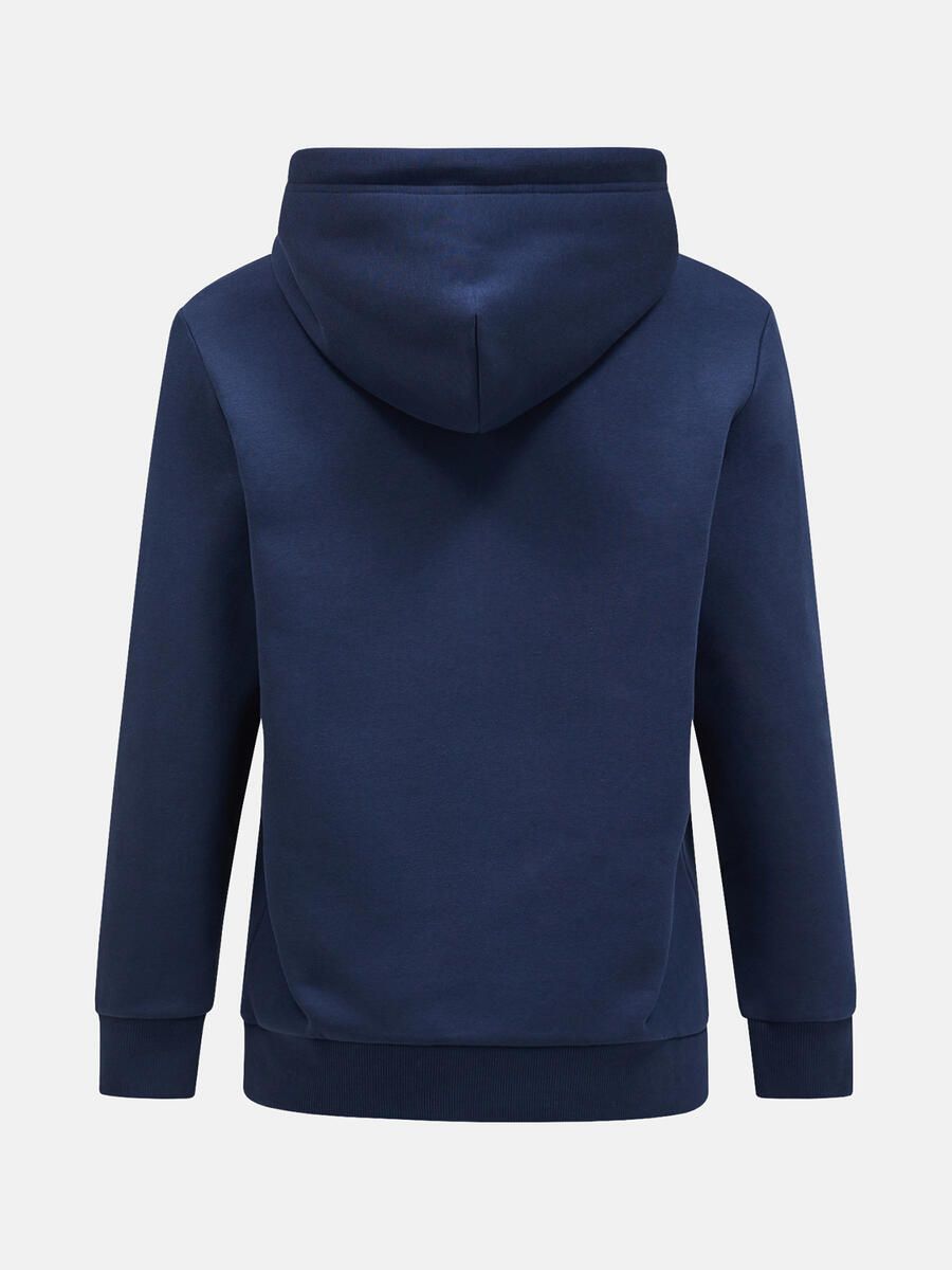 Bilde av Peak Performance  M Original Small Logo Hood Blue Shadow