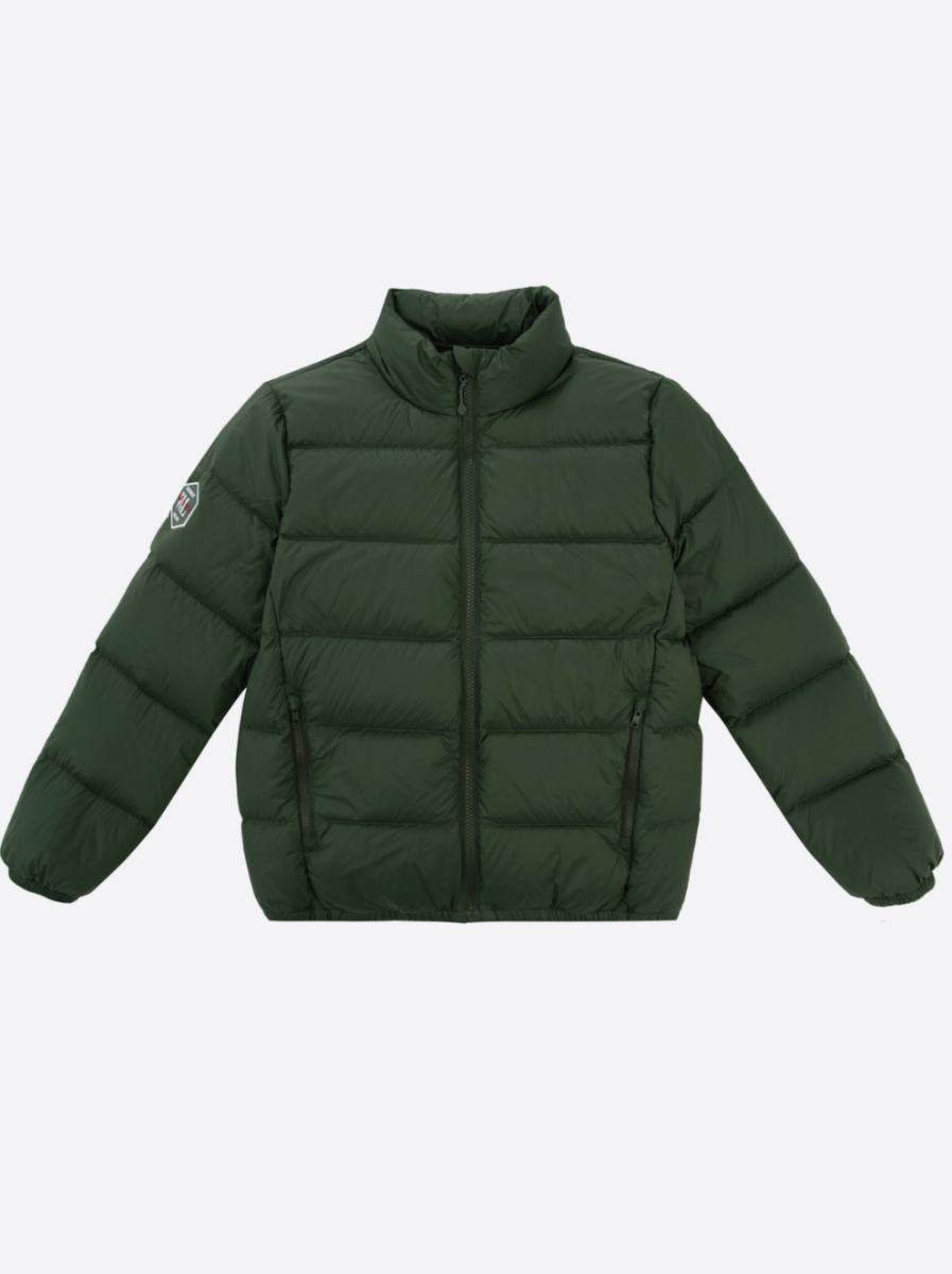 Bilde av WoolLand Porsgrunn Down Jacket Kids thyme green