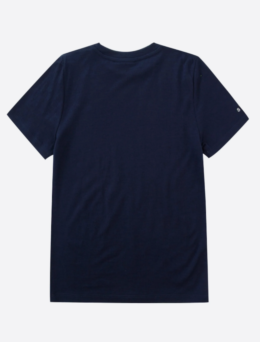 Bilde av WoolLand Skorve t -shirt Kids blue ink