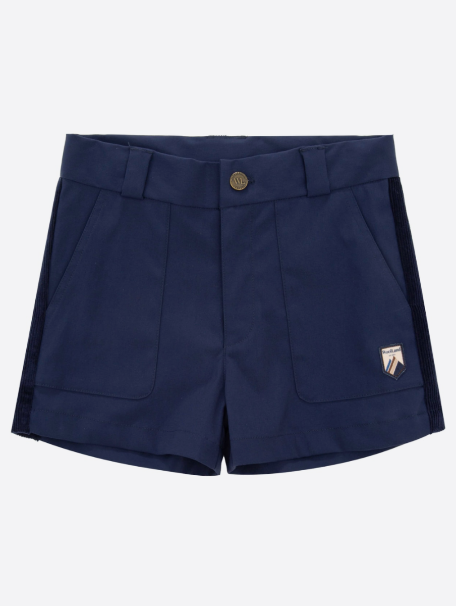 Bilde av WoolLand Romsdalseggen Shorts w.cord Girl blue ink