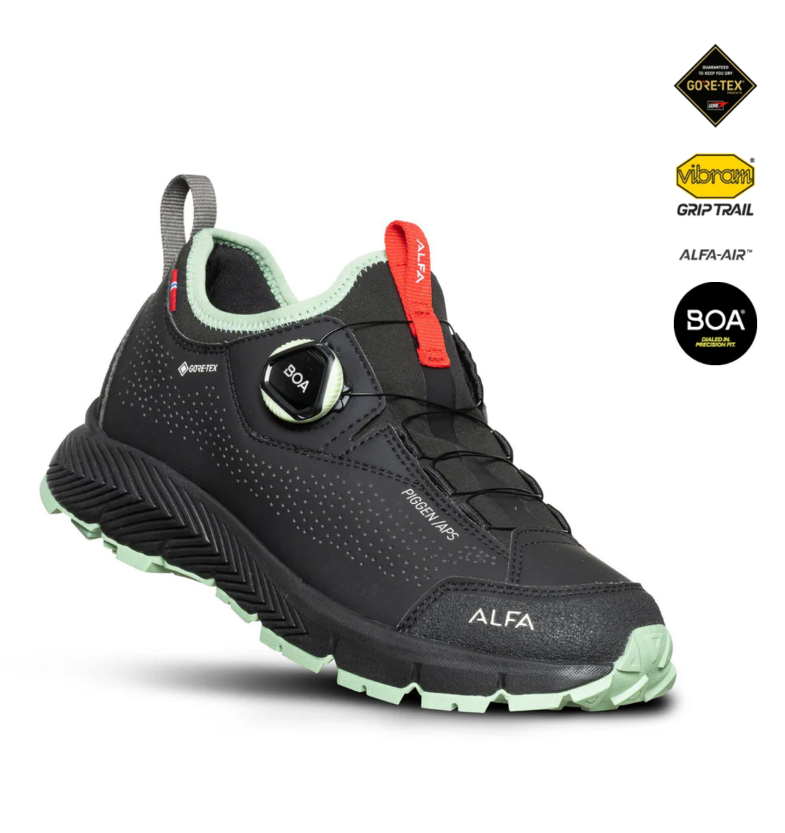 Bilde av Alfa Piggen APS gtx W, Black