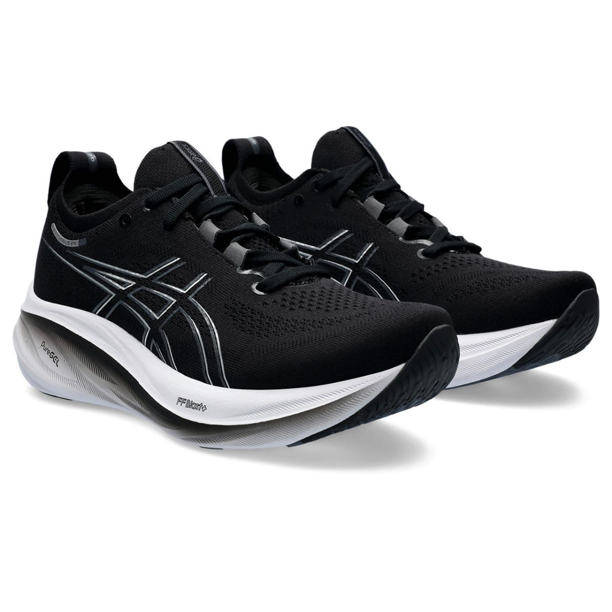 Bilde av Asics Gel-Nimbus 26 black/graphite grey women 1012B601-001