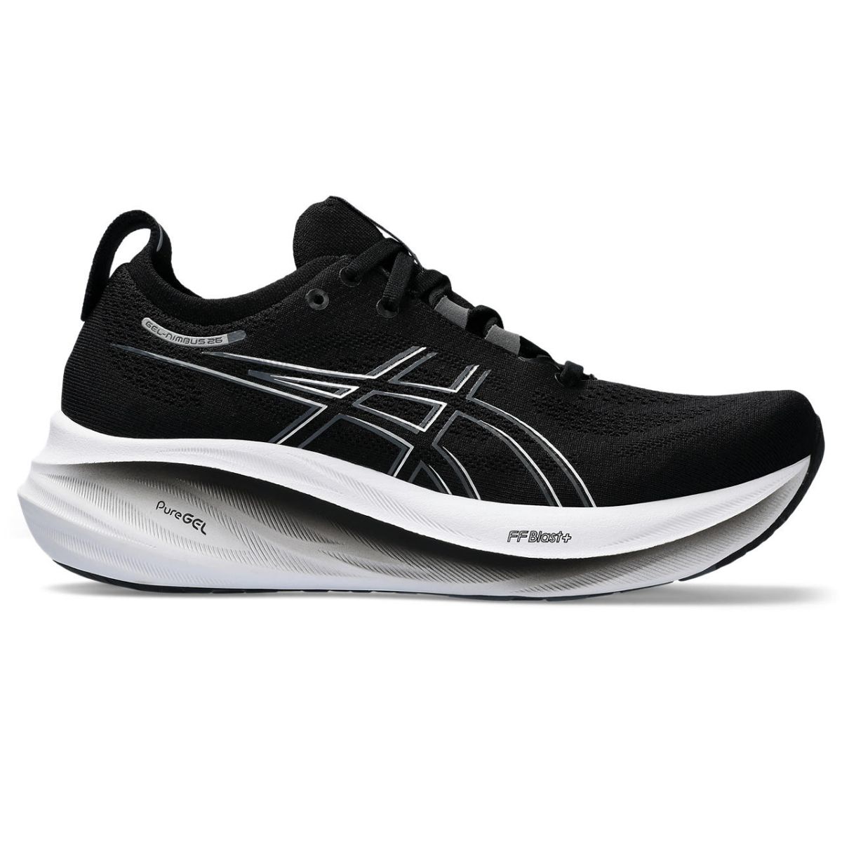 Bilde av Asics Gel-Nimbus 26 black/graphite grey women 1012B601-001