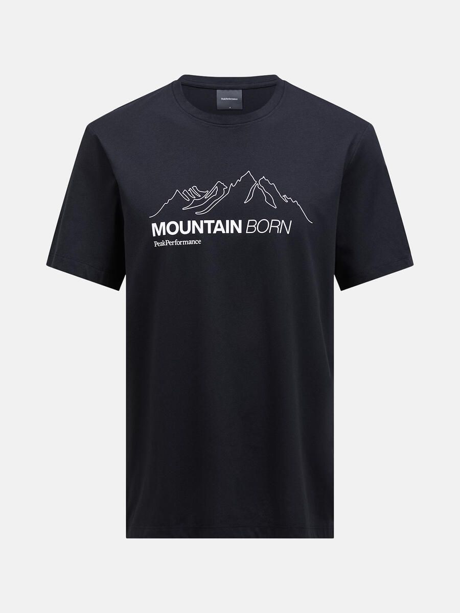 Bilde av Peak Performance  M Explore Graphic Tee Black