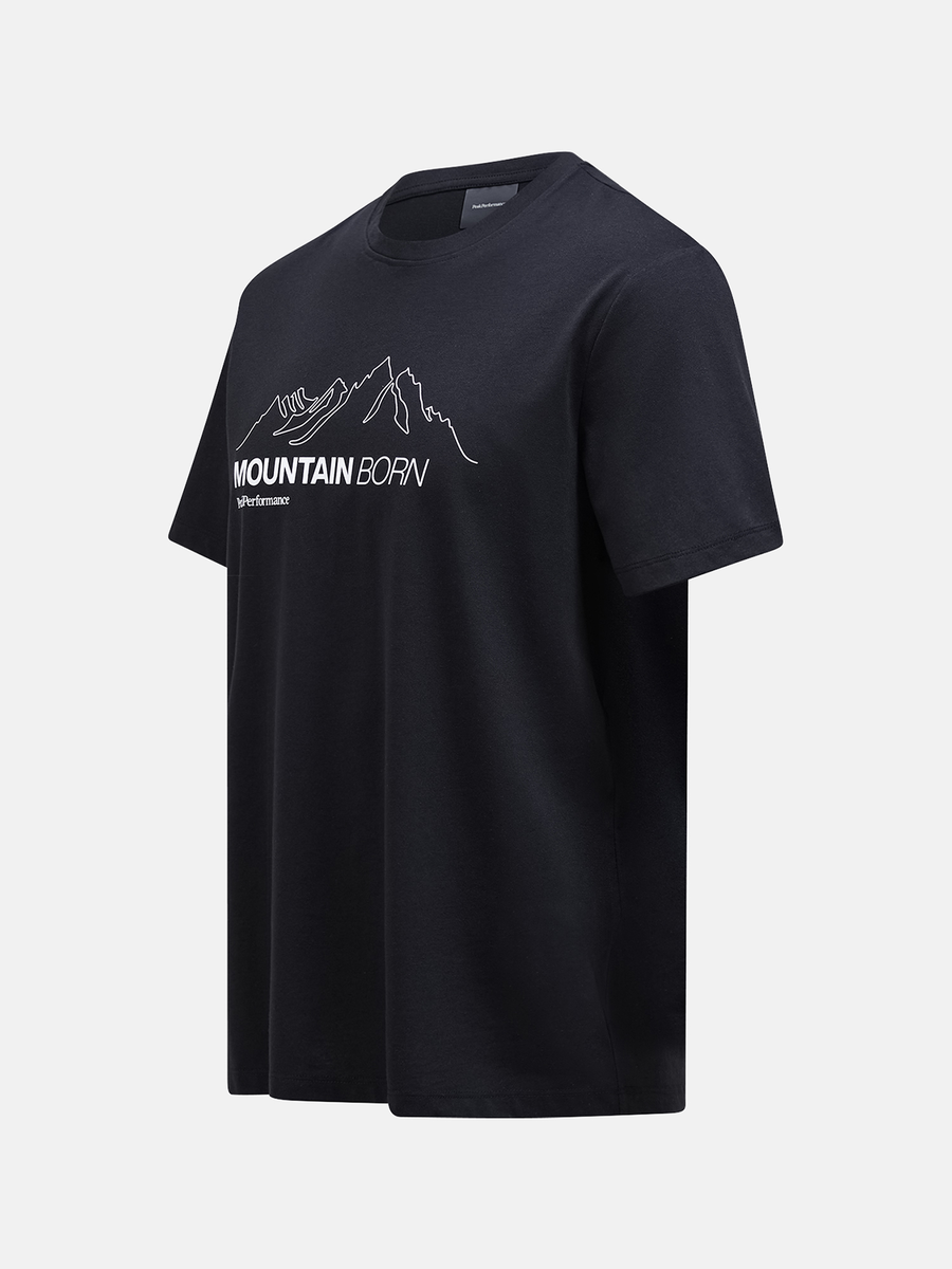 Bilde av Peak Performance  M Explore Graphic Tee Black