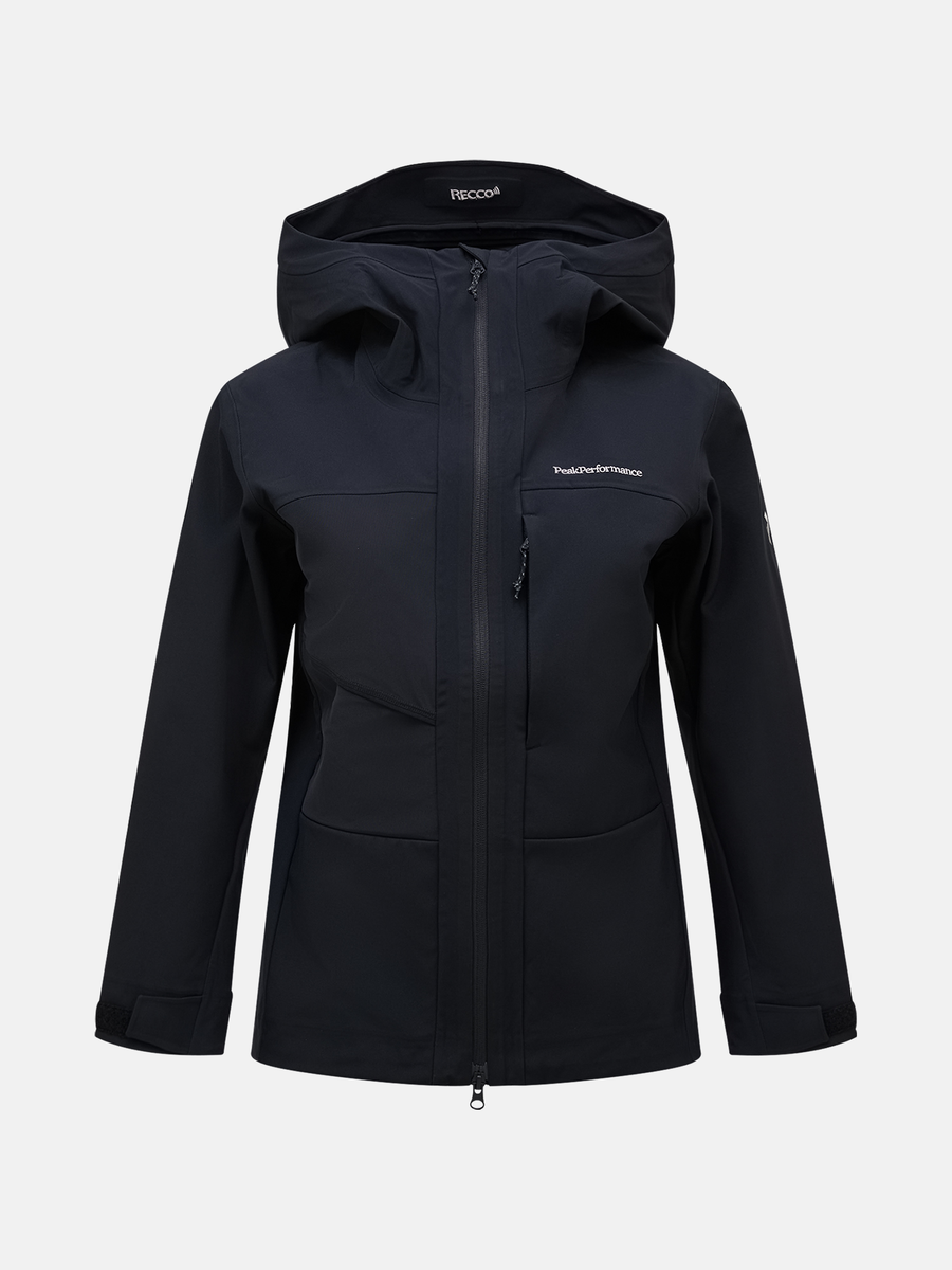 Bilde av Peak Performance  W Ascent Softshell Jacket Black