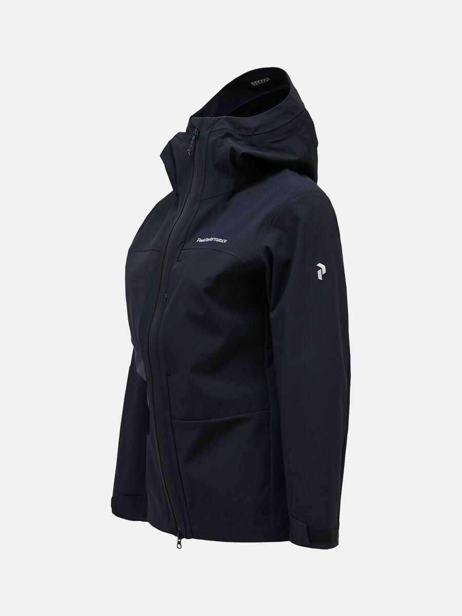 Bilde av Peak Performance  W Ascent Softshell Jacket Black