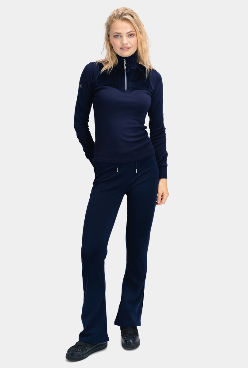 Bilde av WoolLand  Sirdal Flare pants Woman B00 Blue Ink