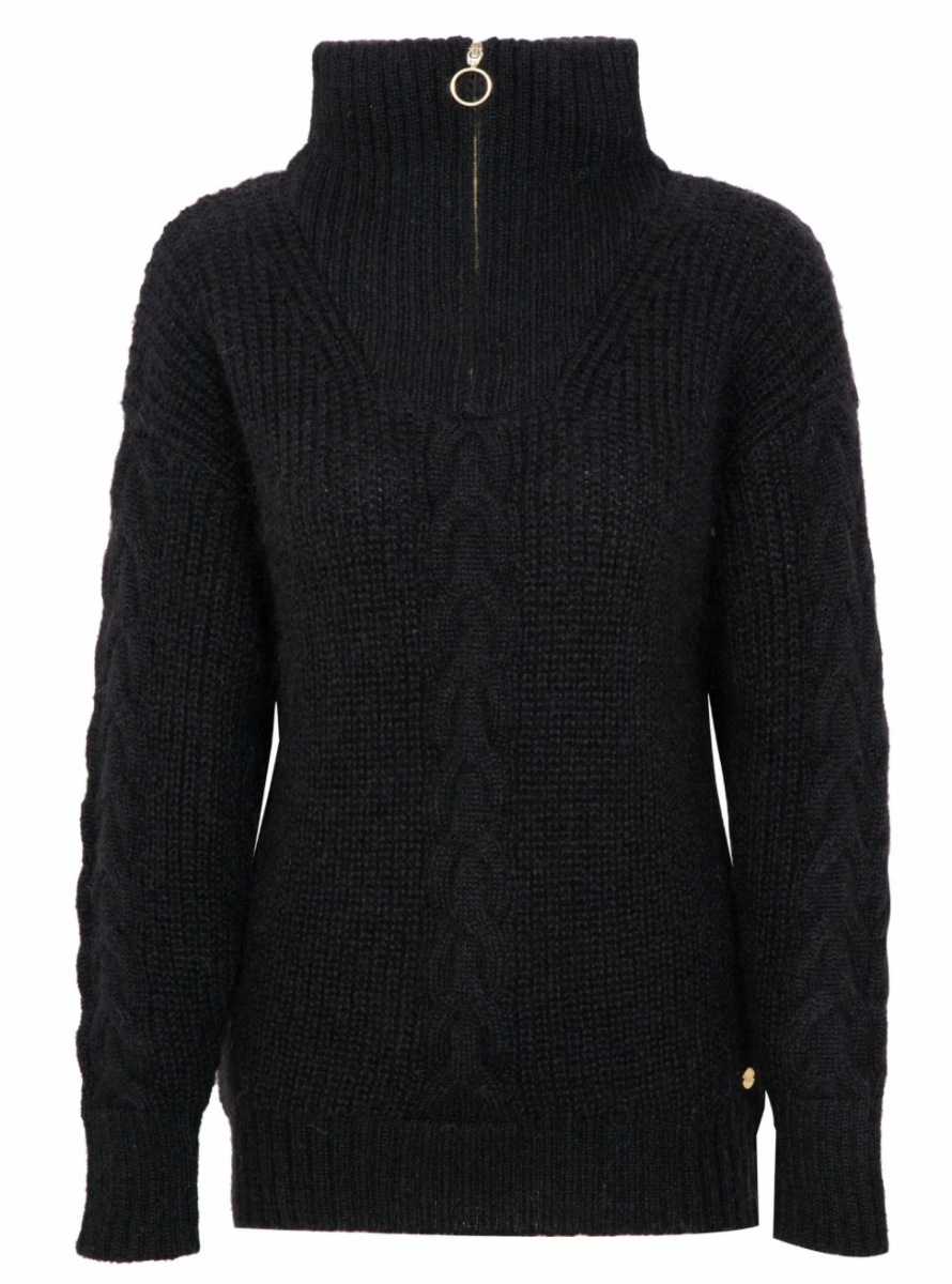 Bilde av WoolLand  Olden knitted sweater Woman Black