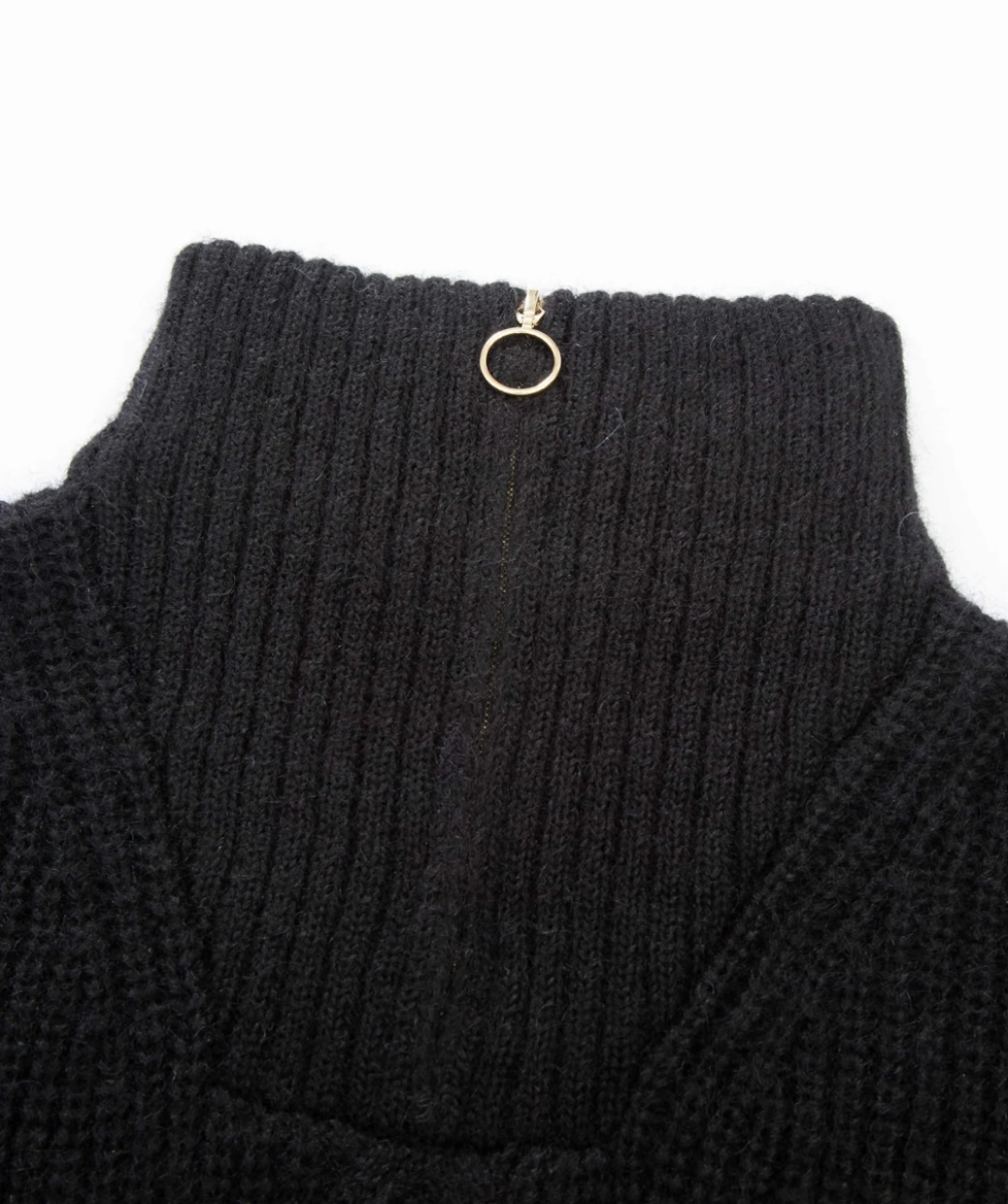 Bilde av WoolLand  Olden knitted sweater Woman Black