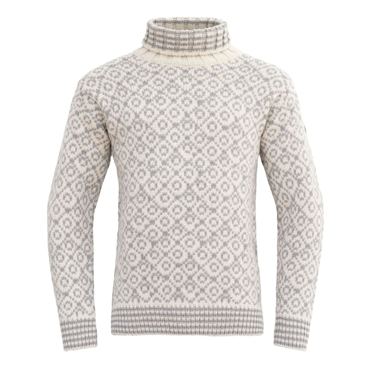 Bilde av Devold  Svalbard Wool High Neck 810A Offwhite/Grey