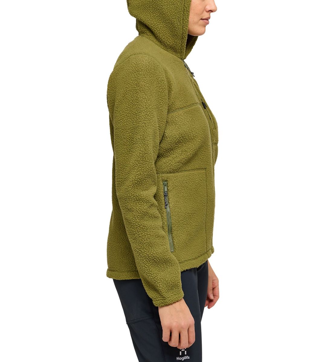 Bilde av Haglöfs  Malung Pile Hood Women 4VY Olive Green