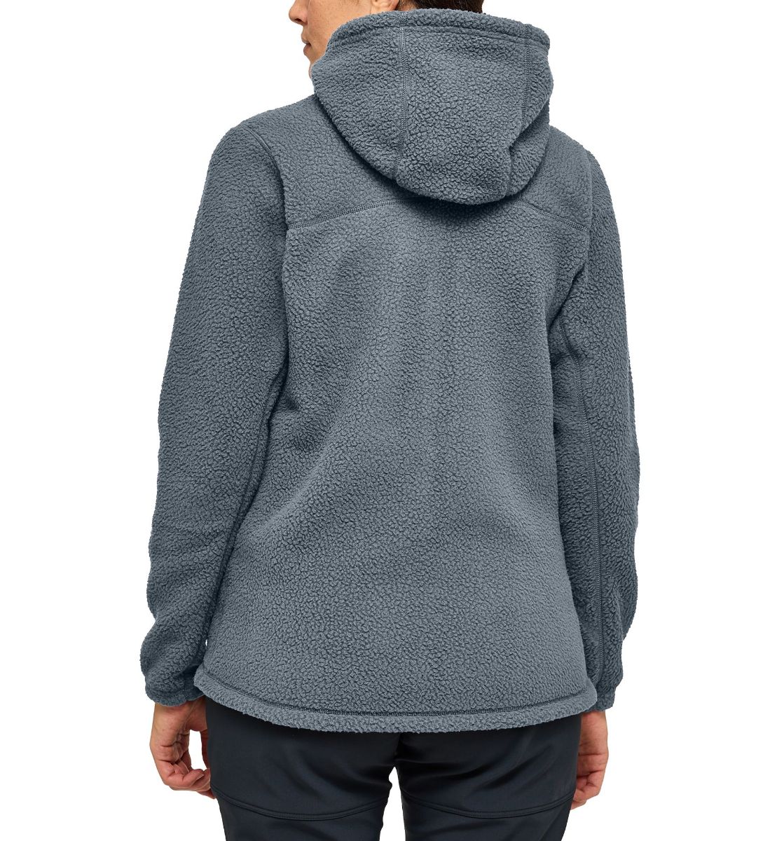 Bilde av Haglöfs  Malung Pile Hood Women 216 Steel Blue