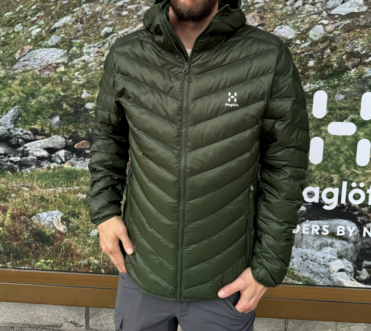 Bilde av Haglöfs  Särna Mimic Hood Men Seaweed Green