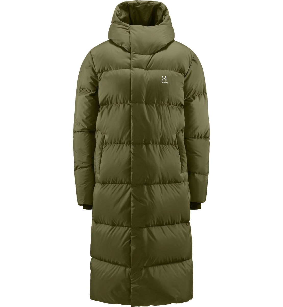 Bilde av Haglöfs  Long Down Parka Women 4VY Olive Green