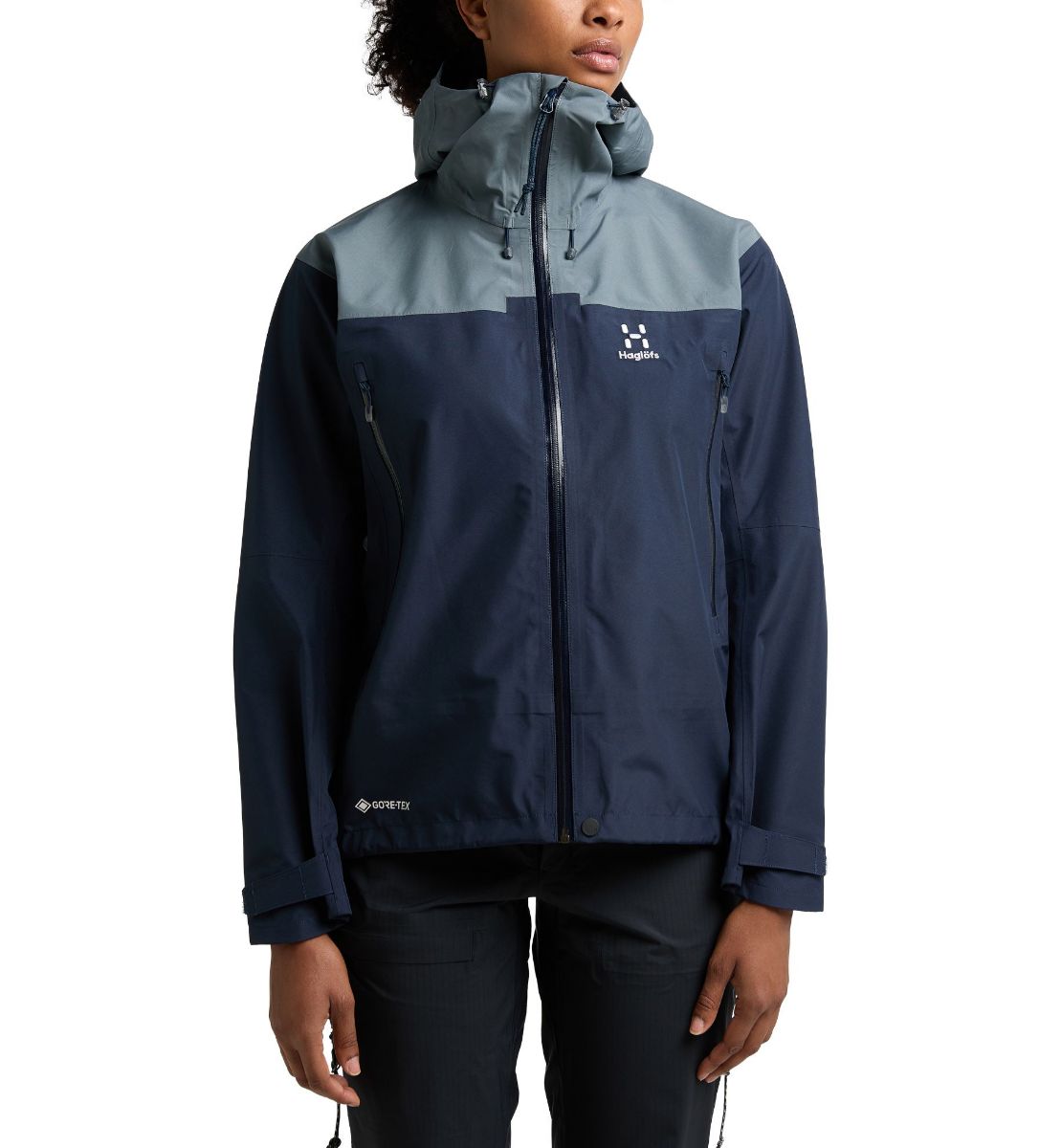 Bilde av Haglöfs  ROC Flash GTX Jacket Women 4XA Tarn Blue/Steel Blue